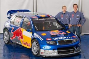 Fabia WRC v barvch Red Bull koda Teamu